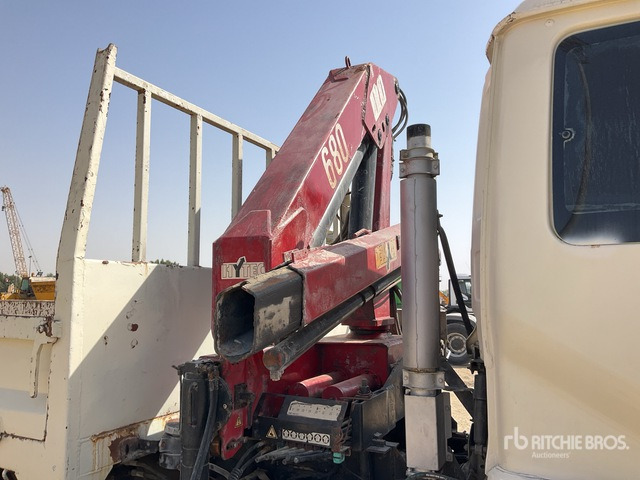 2006 Nissan MK210 2006 HMF 683K1 Knuckle Boom on 4x2 Flatbed Truck with Crane - Camión caja abierta, Camión grúa: foto 5 2006 Nissan MK210 2006 HMF 683K1 Knuckle Boom on 4x2 Flatbed Truck with Crane - Camión caja abierta, Camión grúa: foto 5