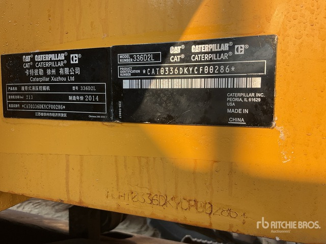 2014 Cat 336D2L - Excavadora de cadenas: foto 2 2014 Cat 336D2L - Excavadora de cadenas: foto 2