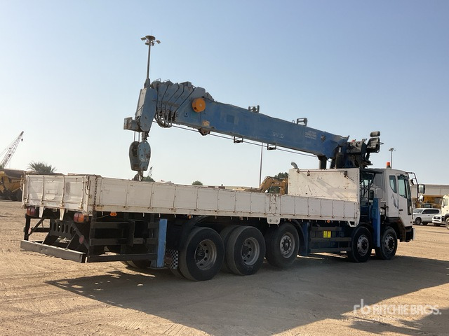2015 Tata Daewoo Novus SE 2015 Dong Yang SS7506S 20 ton S ... Flatbed Truck with Crane - Camión caja abierta, Camión grúa: foto 3 2015 Tata Daewoo Novus SE 2015 Dong Yang SS7506S 20 ton S ... Flatbed Truck with Crane - Camión caja abierta, Camión grúa: foto 3