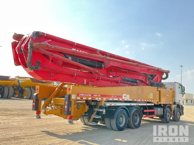 2019 Mercedes-Benz Actros 4141 2019 Sany SYM5443THB 56 m on 8x ... Concrete Pump Truck - Desbrozadora de martillos/ Trituradora: foto 4 2019 Mercedes-Benz Actros 4141 2019 Sany SYM5443THB 56 m on 8x ... Concrete Pump Truck - Desbrozadora de martillos/ Trituradora: foto 4