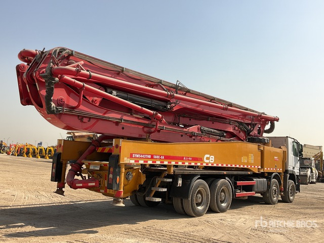 2019 Mercedes Benz Actros 4144 2019 Sany SYM5449THB 56 m on 8x ... Concrete Pump Truck - Bomba de hormigón: foto 3 2019 Mercedes Benz Actros 4144 2019 Sany SYM5449THB 56 m on 8x ... Concrete Pump Truck - Bomba de hormigón: foto 3