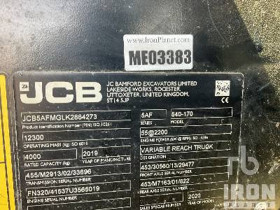 JCB 540-170 - Manipulador telescópico: foto 5 JCB 540-170 - Manipulador telescópico: foto 5