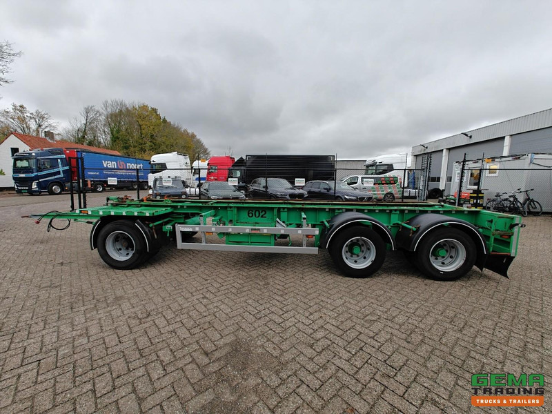 Remolque portacontenedore/ Intercambiable Burg BPA 10-18 ACXXX 3-Assen BPW - ContainerSysteem 6.9m - Trommelremmen - Luchtvering - Centrale Smering - 11/2026 APK: foto 11