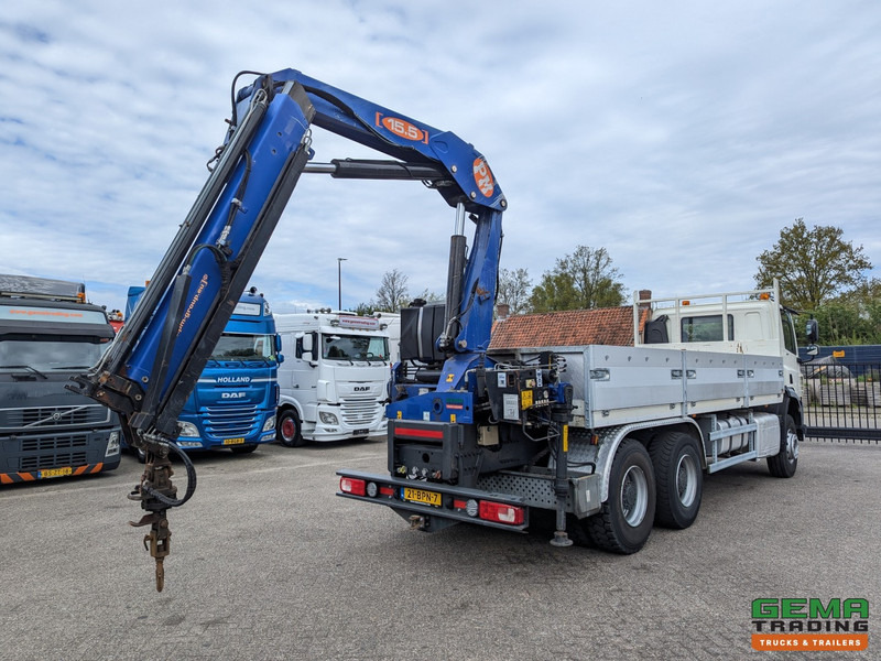 DAF CF 330 FAT 6x4 Dagcab Euro6A - Open laadbak 6.4m + PM 15522 - RadioGrafisch - Handgeschakeld - 08/2025APK - Camión caja abierta, Camión grúa: foto 2 DAF CF 330 FAT 6x4 Dagcab Euro6A - Open laadbak 6.4m + PM 15522 - RadioGrafisch - Handgeschakeld - 08/2025APK - Camión caja abierta, Camión grúa: foto 2