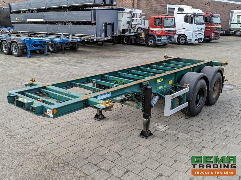 Flandria OP CC 2A 20FT 2-Assen ROR DrumBrakes - Leaf Suspension - 3120KG (O1789) - Semirremolque portacontenedore/ Intercambiable: foto 1 Flandria OP CC 2A 20FT 2-Assen ROR DrumBrakes - Leaf Suspension - 3120KG (O1789) - Semirremolque portacontenedore/ Intercambiable: foto 1