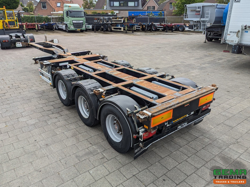Pacton T3-010 3-Assen SAF - MULTI - Trommelremmen - LiftAs - 3x Uitschuifbaar - 07/2025APK - Semirremolque portacontenedore/ Intercambiable: foto 4 Pacton T3-010 3-Assen SAF - MULTI - Trommelremmen - LiftAs - 3x Uitschuifbaar - 07/2025APK - Semirremolque portacontenedore/ Intercambiable: foto 4