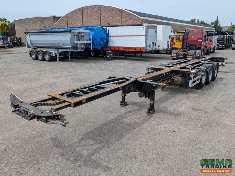 Pacton T3-010 3-Assen SAF - MULTI - Trommelremmen - LiftAs - 3x Uitschuifbaar - Semirremolque portacontenedore/ Intercambiable: foto 1 Pacton T3-010 3-Assen SAF - MULTI - Trommelremmen - LiftAs - 3x Uitschuifbaar - Semirremolque portacontenedore/ Intercambiable: foto 1