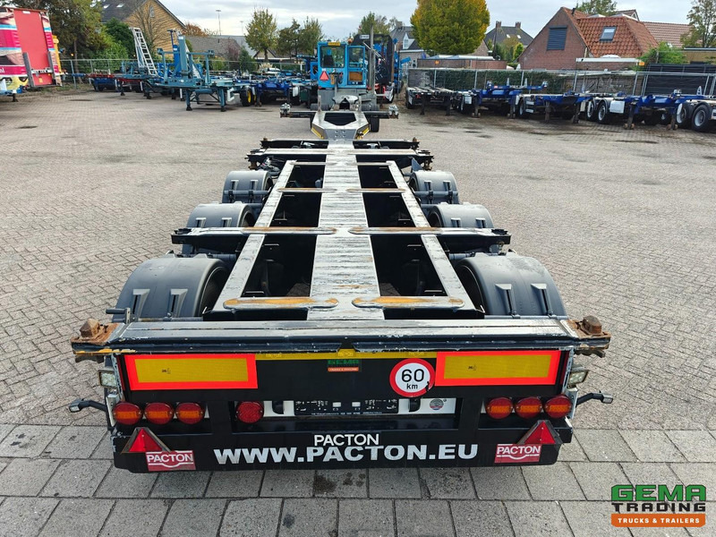 Semirremolque portacontenedore/ Intercambiable Pacton TXC343 3-Assen SAF - Schijfremmen - LiftAs - VasteKop - Alle Aansluitingen - 4740KG: foto 8