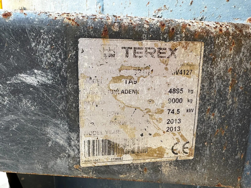 Terex 9 Ton 4X4 Mini Dumper *3711 Hours* - Minidumper: foto 5 Terex 9 Ton 4X4 Mini Dumper *3711 Hours* - Minidumper: foto 5