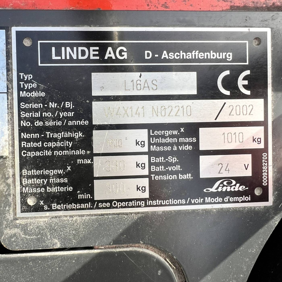 Apilador Linde L16AS (141): foto 15 Apilador Linde L16AS (141): foto 15