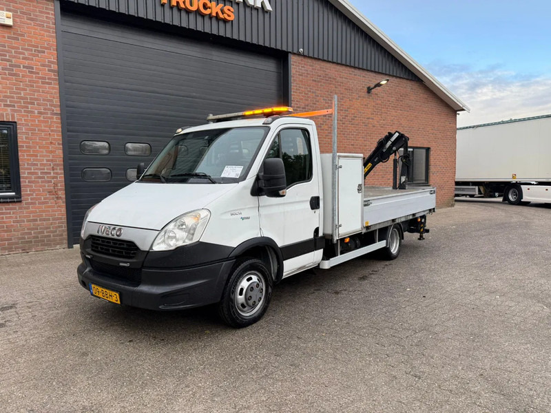 Iveco 50c14 Erdgas/CNG Hiab kran/crane Pritsche - Caja abierta furgoneta: foto 1 Iveco 50c14 Erdgas/CNG Hiab kran/crane Pritsche - Caja abierta furgoneta: foto 1