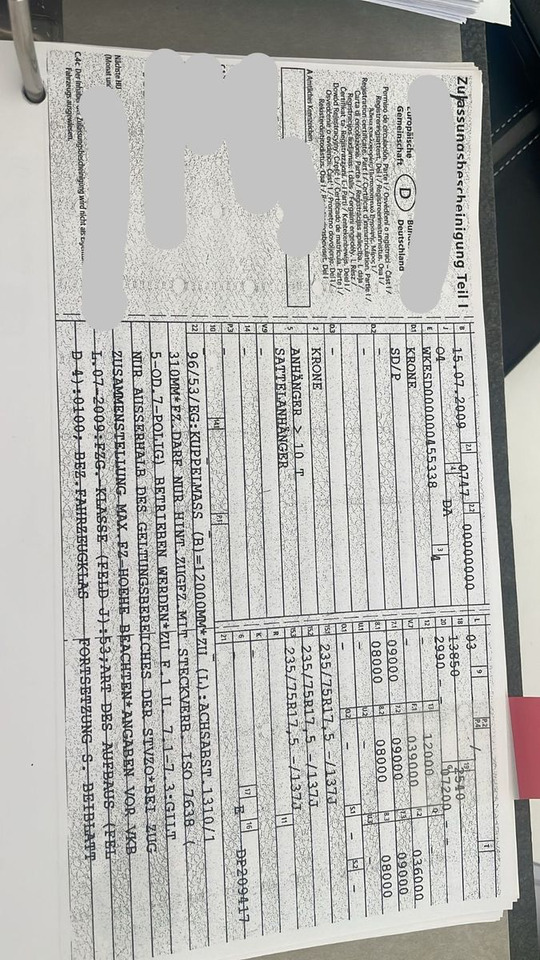 Semirremolque góndola rebajadas nuevo Krone SDP 27 12,2m JUMBO BPW 235/75R17,5 Reifen 90%: foto 27 Semirremolque góndola rebajadas nuevo Krone SDP 27 12,2m JUMBO BPW 235/75R17,5 Reifen 90%: foto 27
