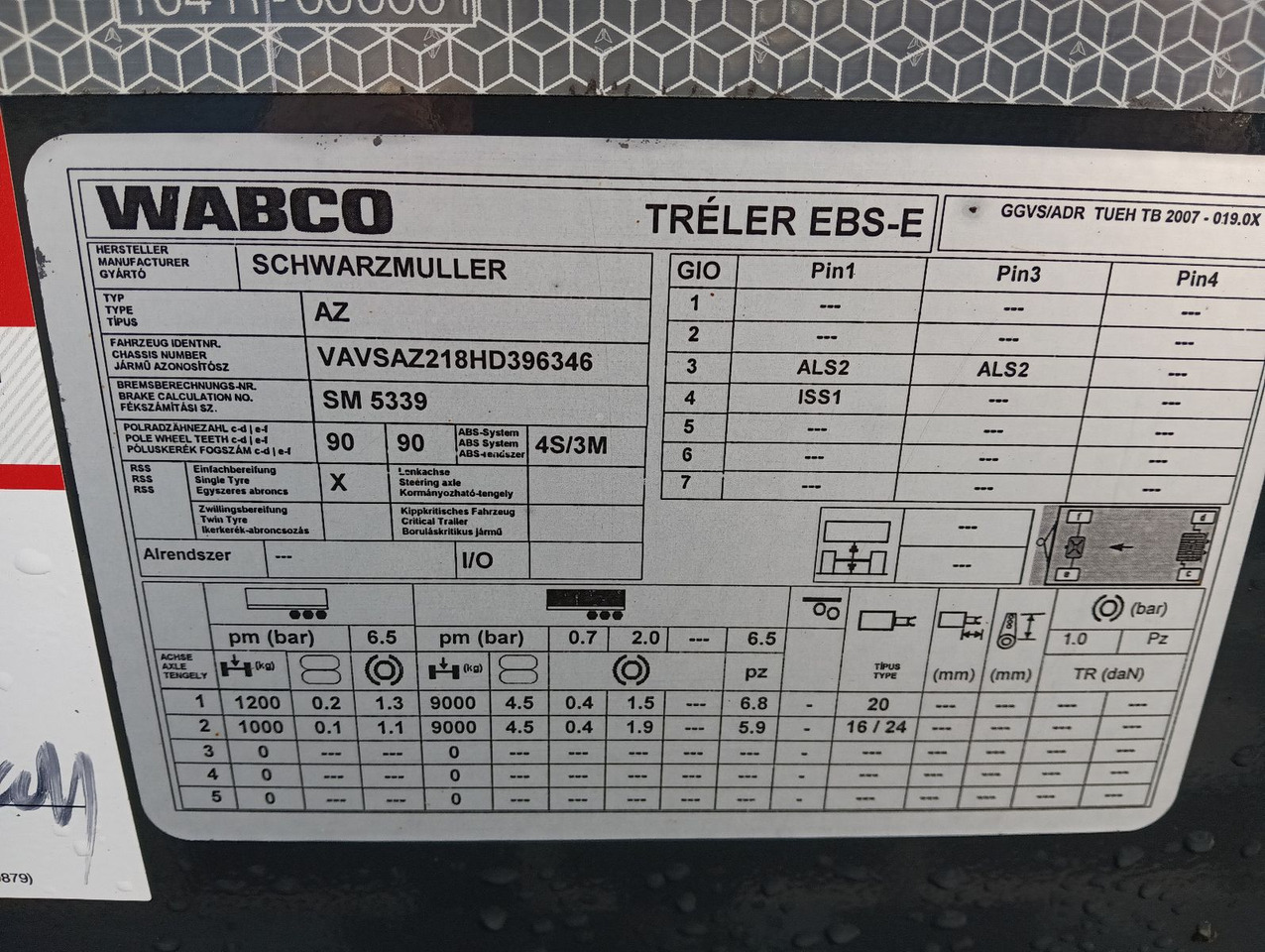 Remolque portacontenedore/ Intercambiable Schwarzmüller 2-A BDF 1,22/1,32 ALCOA Alufelgen ADR 120tkm TÜV Schwarzmüller 2-A BDF 1,22/1,32 ALCOA Alufelgen ADR 120tkm TÜV: foto 27