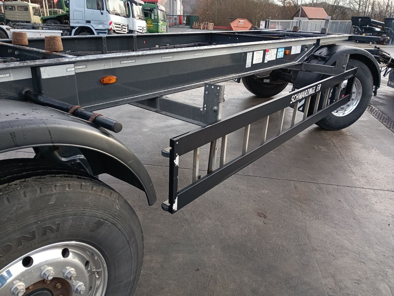 Remolque portacontenedore/ Intercambiable Schwarzmüller 2-A BDF 1,22/1,32 ALCOA Alufelgen ADR 120tkm TÜV Schwarzmüller 2-A BDF 1,22/1,32 ALCOA Alufelgen ADR 120tkm TÜV: foto 6
