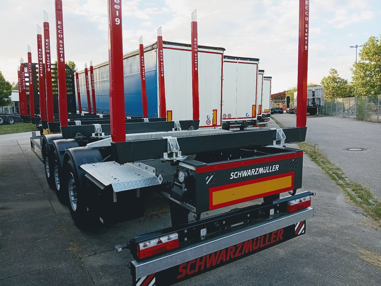 Schwarzmüller 3-A Rungensattel 8xRungSchemel 5800kg NEU sofort Schwarzmüller 3-A Rungensattel 8xRungSchemel 5800kg NEU sofort - Semirremolque forestal: foto 5 Schwarzmüller 3-A Rungensattel 8xRungSchemel 5800kg NEU sofort Schwarzmüller 3-A Rungensattel 8xRungSchemel 5800kg NEU sofort - Semirremolque forestal: foto 5