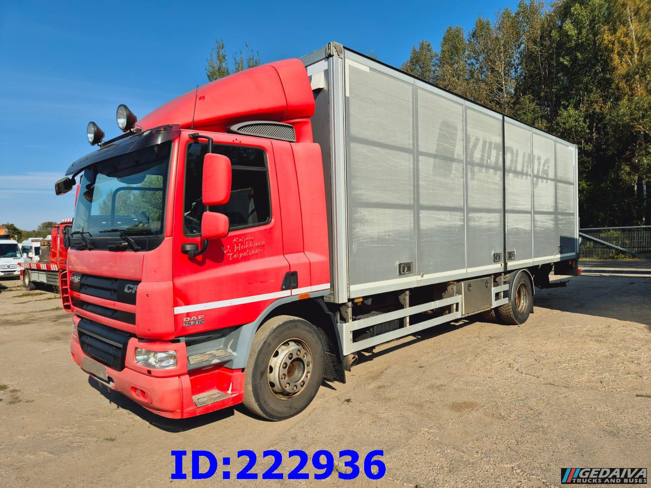 DAF CF 75.310 - Euro5 - Camión caja cerrada: foto 1 DAF CF 75.310 - Euro5 - Camión caja cerrada: foto 1