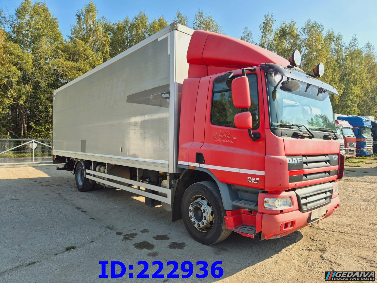 DAF CF 75.310 - Euro5 - Camión caja cerrada: foto 5 DAF CF 75.310 - Euro5 - Camión caja cerrada: foto 5
