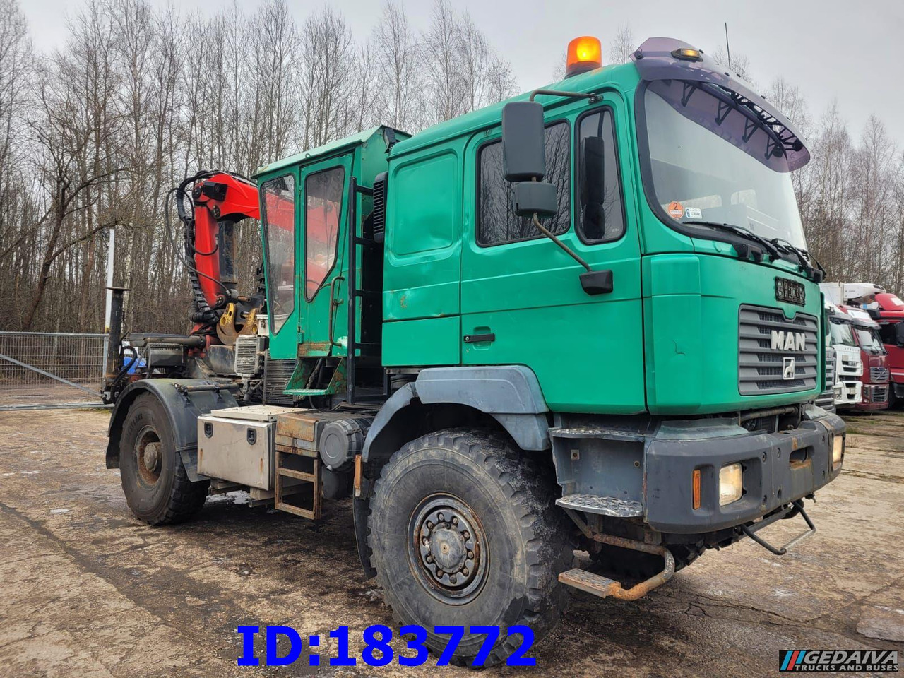 MAN 18.410 4x4 + Epsilon Palfinger SRX39 - Camión forestal, Camión grúa: foto 4 MAN 18.410 4x4 + Epsilon Palfinger SRX39 - Camión forestal, Camión grúa: foto 4