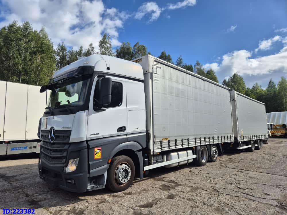 MERCEDES-BENZ Actros 2542 6x2 Euro6 + Wielton trailer - Camión lona: foto 1 MERCEDES-BENZ Actros 2542 6x2 Euro6 + Wielton trailer - Camión lona: foto 1