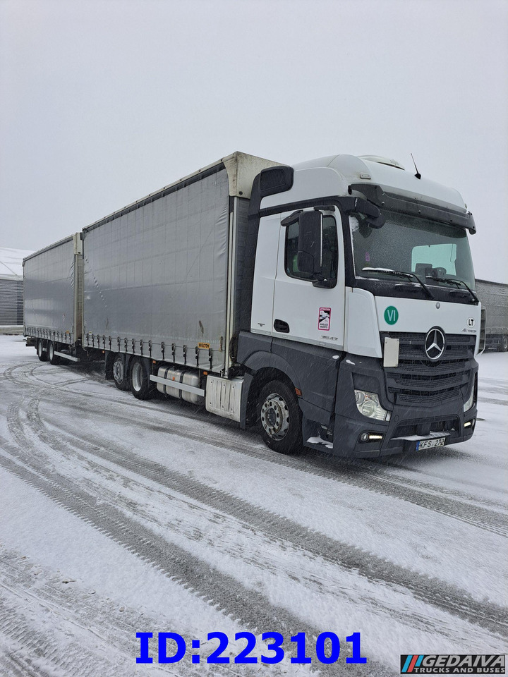 MERCEDES-BENZ Actros 2542 6x2 Euro6 + trailer - Camión lona: foto 4 MERCEDES-BENZ Actros 2542 6x2 Euro6 + trailer - Camión lona: foto 4
