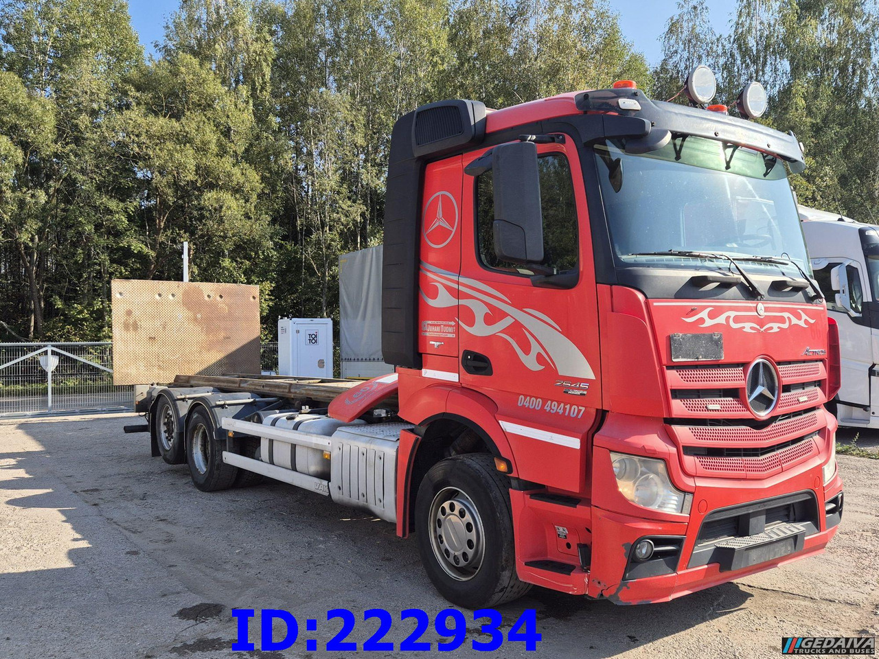 MERCEDES-BENZ Actros 2545 6x2 Euro5 - Camión chasis: foto 4 MERCEDES-BENZ Actros 2545 6x2 Euro5 - Camión chasis: foto 4