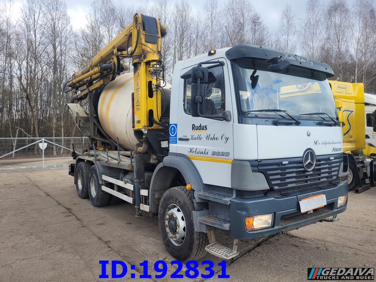 MERCEDES-BENZ Atego 2628 6x4 Schwing 17m 9m3 - Bomba de hormigón: foto 1 MERCEDES-BENZ Atego 2628 6x4 Schwing 17m 9m3 - Bomba de hormigón: foto 1