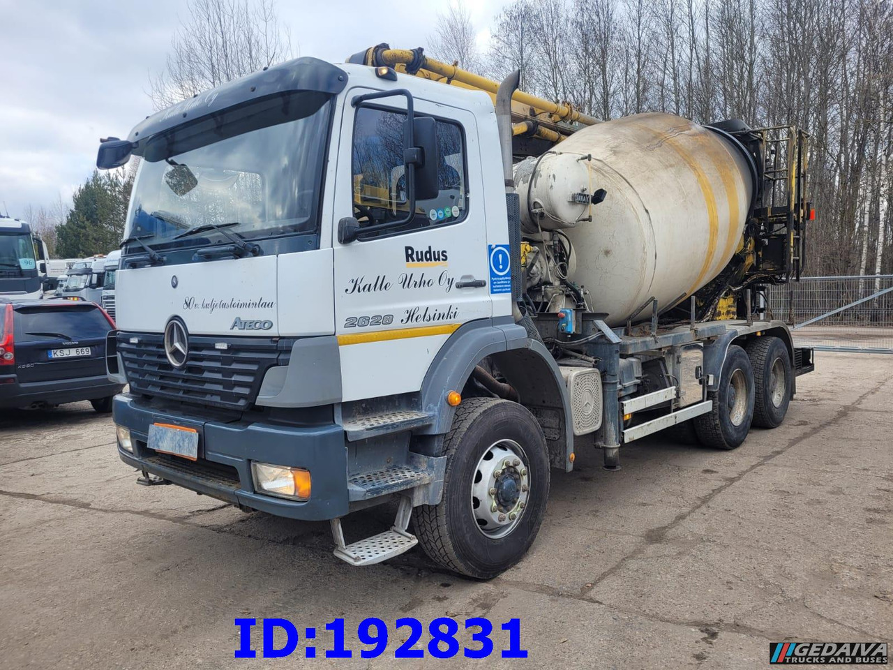 MERCEDES-BENZ Atego 2628 6x4 Schwing 17m 9m3 - Bomba de hormigón: foto 4 MERCEDES-BENZ Atego 2628 6x4 Schwing 17m 9m3 - Bomba de hormigón: foto 4