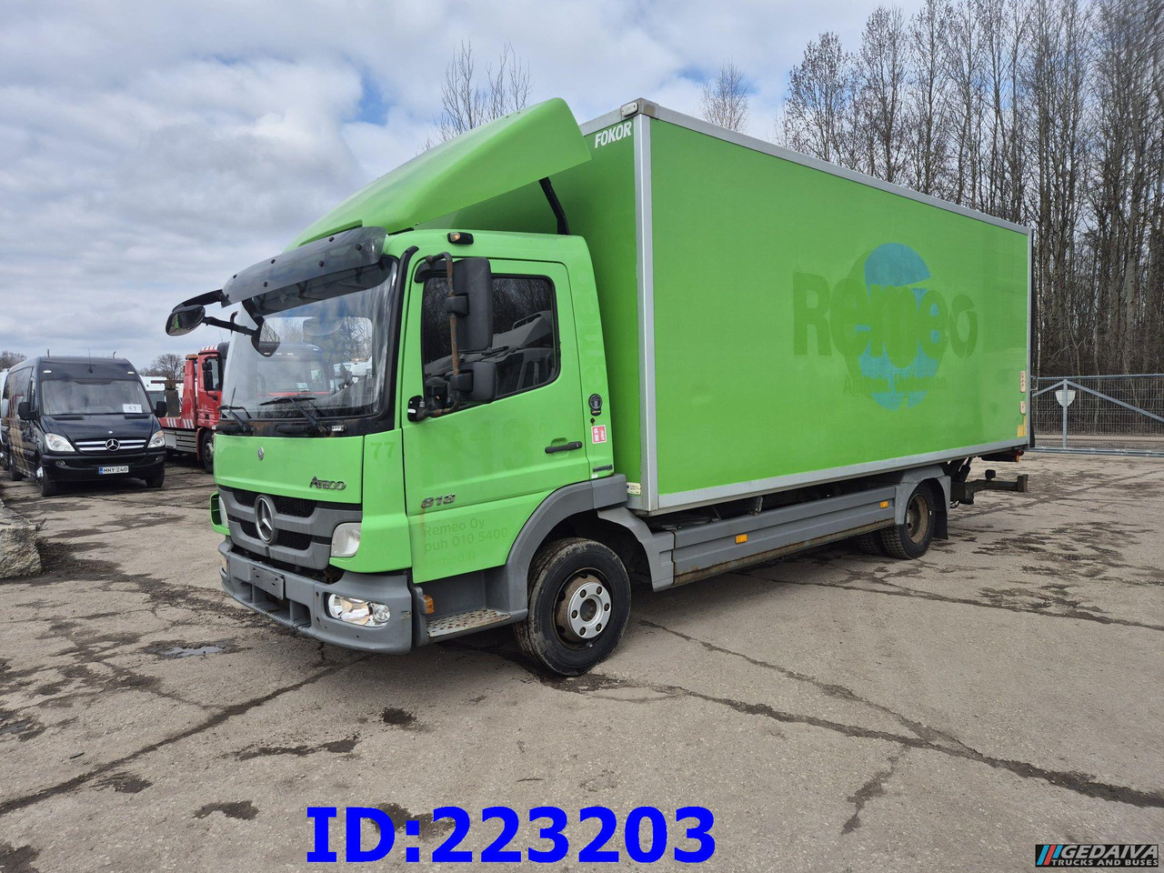 MERCEDES-BENZ Atego 818 4x2 Euro5 Manual - Camión caja cerrada: foto 1 MERCEDES-BENZ Atego 818 4x2 Euro5 Manual - Camión caja cerrada: foto 1