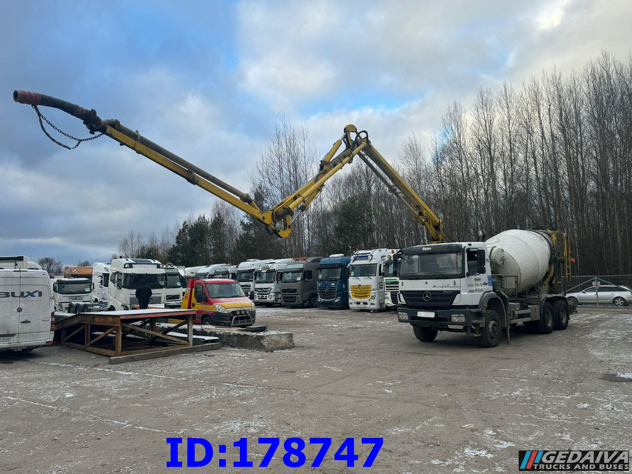 MERCEDES-BENZ Axor 2633 6x4 Schwing 750 - Bomba de hormigón: foto 1 MERCEDES-BENZ Axor 2633 6x4 Schwing 750 - Bomba de hormigón: foto 1