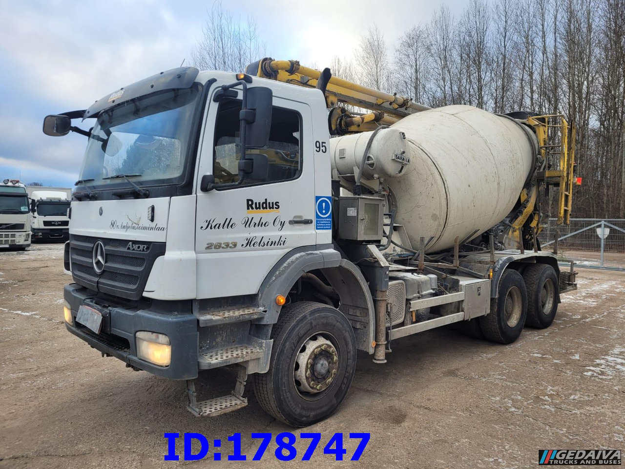 MERCEDES-BENZ Axor 2633 6x4 Schwing 750 - Bomba de hormigón: foto 4 MERCEDES-BENZ Axor 2633 6x4 Schwing 750 - Bomba de hormigón: foto 4