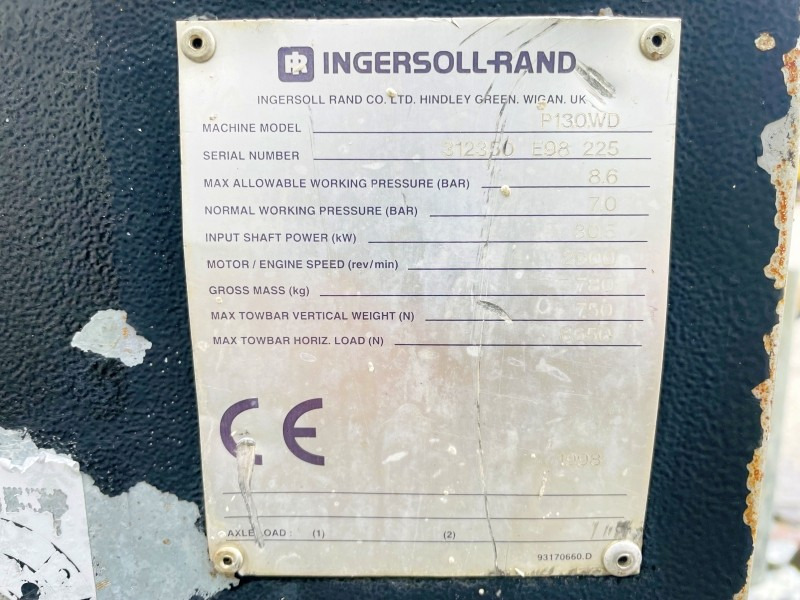 Ingersoll Rand P130WD (3876) - Compresor de aire: foto 3 Ingersoll Rand P130WD (3876) - Compresor de aire: foto 3