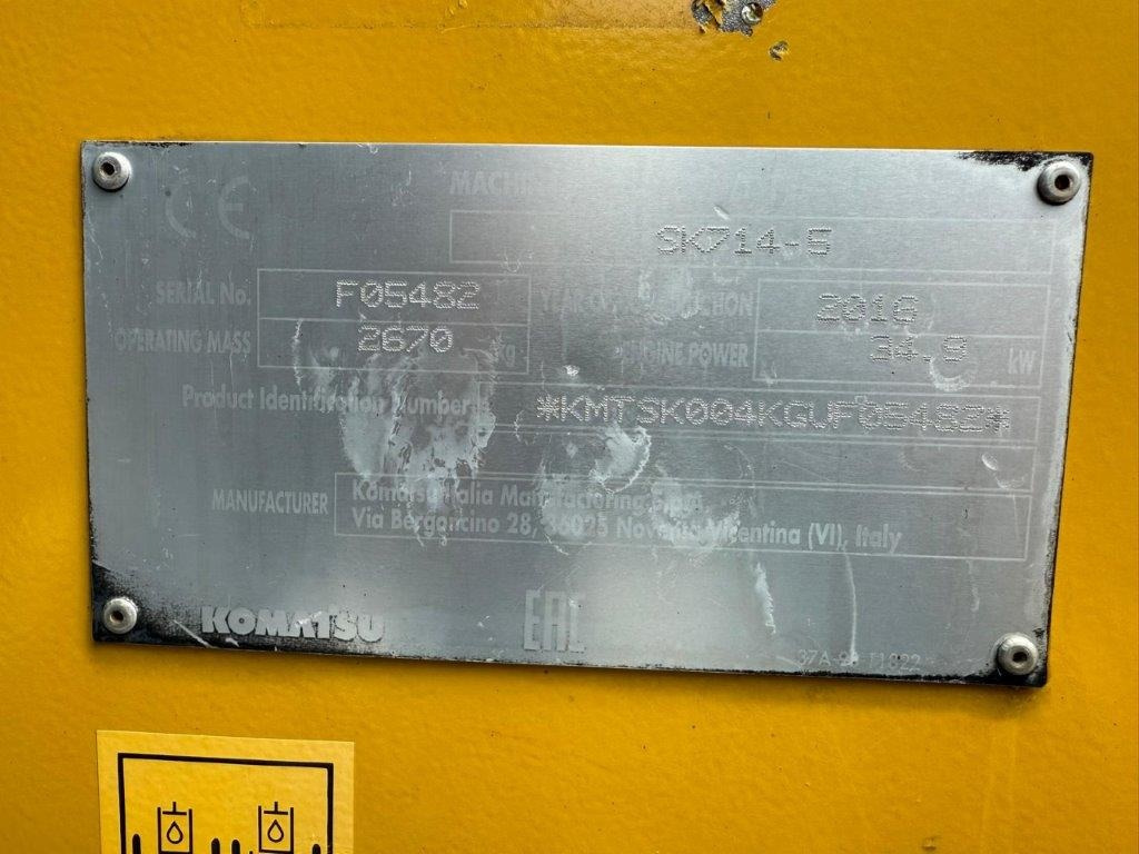 Komatsu SK714-5 (4026) - Minicargadora: foto 5 Komatsu SK714-5 (4026) - Minicargadora: foto 5