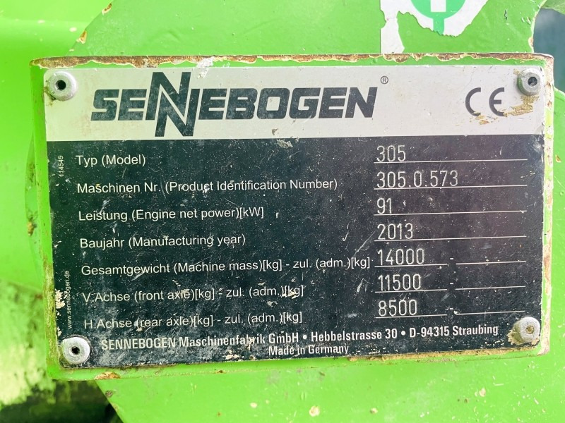 Sennebogen 305 (3866) - Manipulador de materiales: foto 5 Sennebogen 305 (3866) - Manipulador de materiales: foto 5