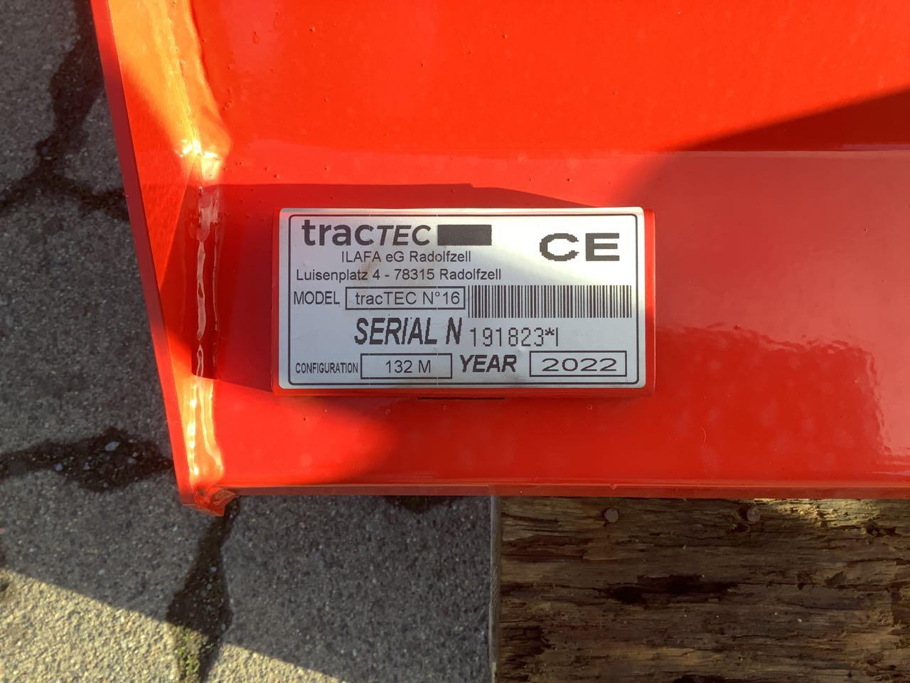 Tractec 16.132 Heckmulcher - Desbrozadora de martillos: foto 4 Tractec 16.132 Heckmulcher - Desbrozadora de martillos: foto 4