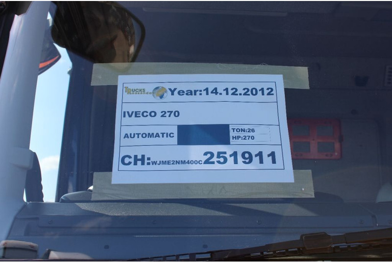 Camión de basura Iveco Stralis 270 CNG + GARBAGE + EURO 5 + 6X2 + RETARDER: foto 18