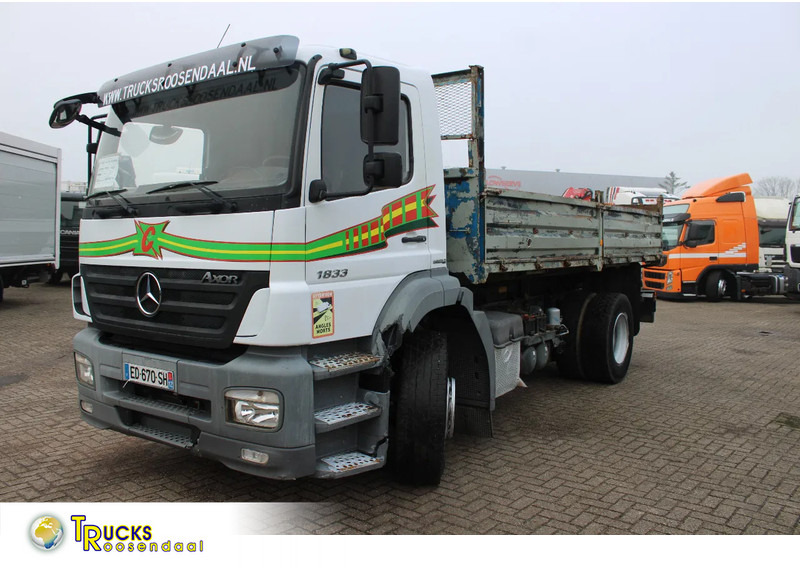 Mercedes-Benz Axor 1833 + tipper + manual - Camión volquete: foto 1 Mercedes-Benz Axor 1833 + tipper + manual - Camión volquete: foto 1