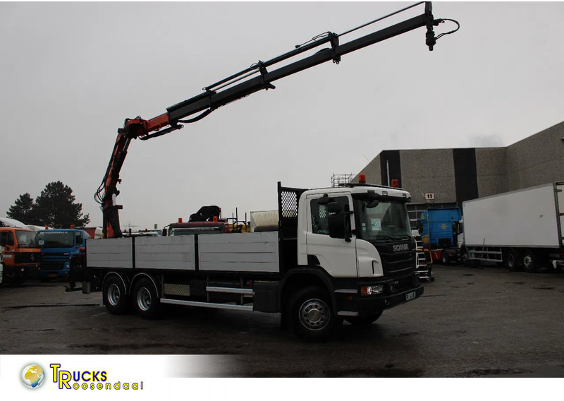 Scania P410 + atlas 190 4x hydrolic + 6x4 remote + EURO 6 + SPRING SUSPENSION - Camión grúa: foto 1 Scania P410 + atlas 190 4x hydrolic + 6x4 remote + EURO 6 + SPRING SUSPENSION - Camión grúa: foto 1