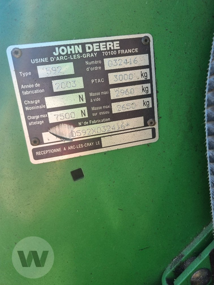 John Deere 592 - Rotoempacadora: foto 2 John Deere 592 - Rotoempacadora: foto 2