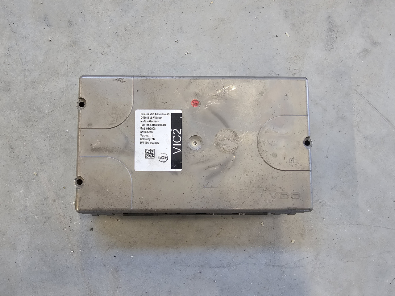 DAF XF CF / VIC2 CONTROL UNIT / 1639082 - Unidad de control: foto 2 DAF XF CF / VIC2 CONTROL UNIT / 1639082 - Unidad de control: foto 2