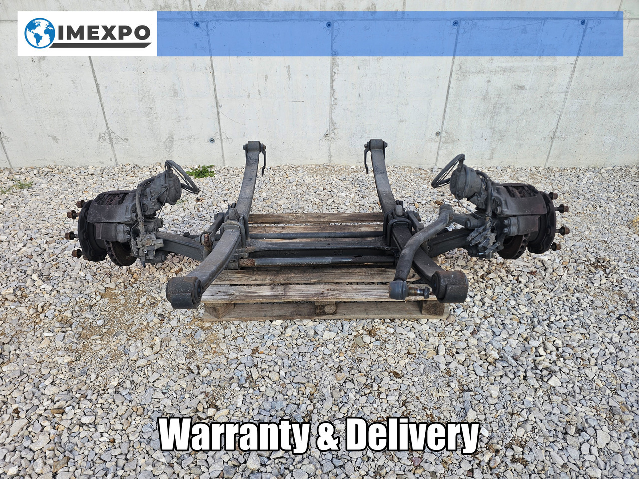 MERCEDES ATEGO MP4 12.XXX EURO 6 / COMPLETE FRONT AXLE - Eje delantero: foto 1 MERCEDES ATEGO MP4 12.XXX EURO 6 / COMPLETE FRONT AXLE - Eje delantero: foto 1
