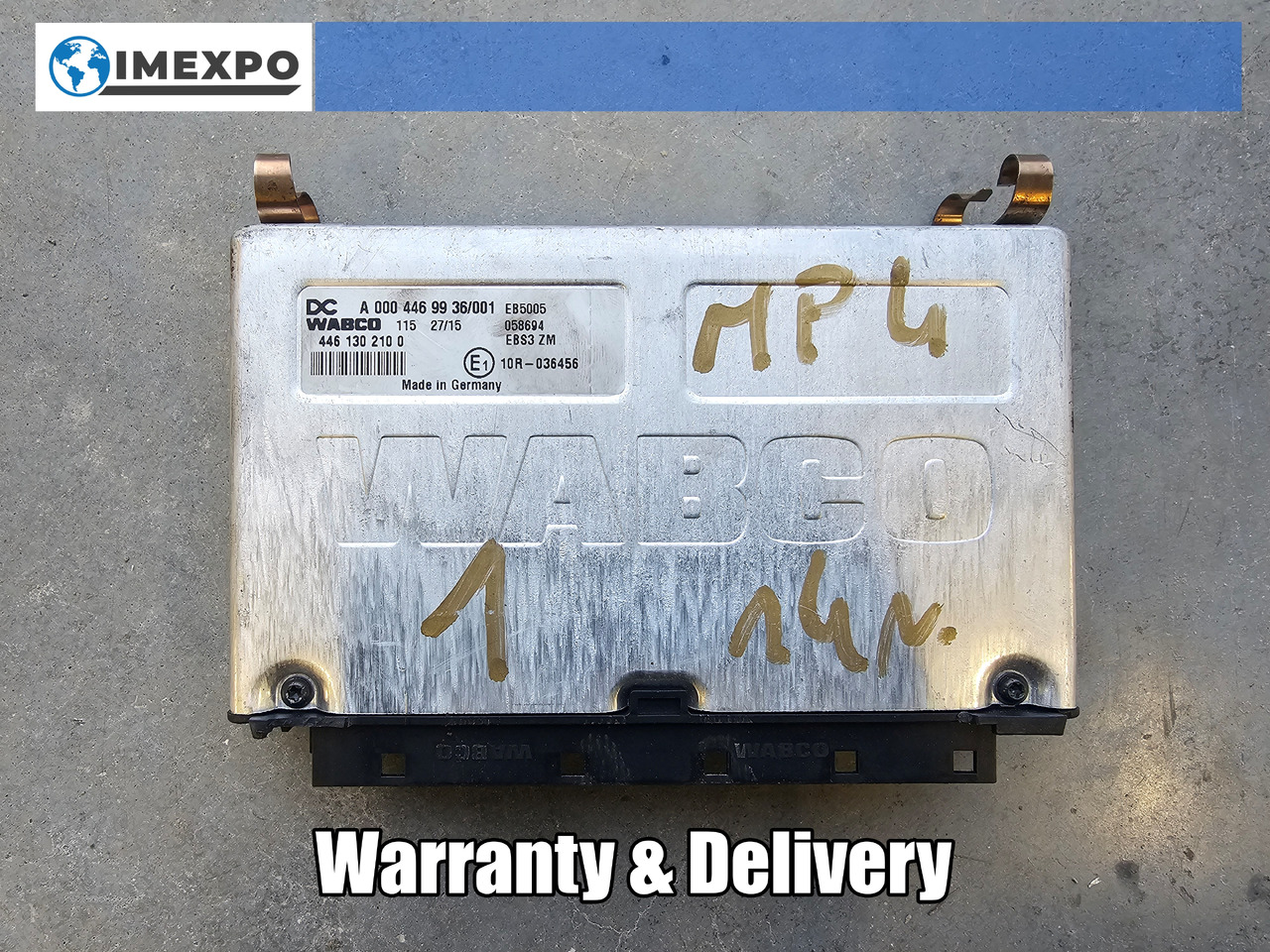 MERCEDES-BENZ ATEGO MP4 EURO 6 / ABS EBS CONTROL UNIT / A0004469936 - Unidad de control: foto 1 MERCEDES-BENZ ATEGO MP4 EURO 6 / ABS EBS CONTROL UNIT / A0004469936 - Unidad de control: foto 1