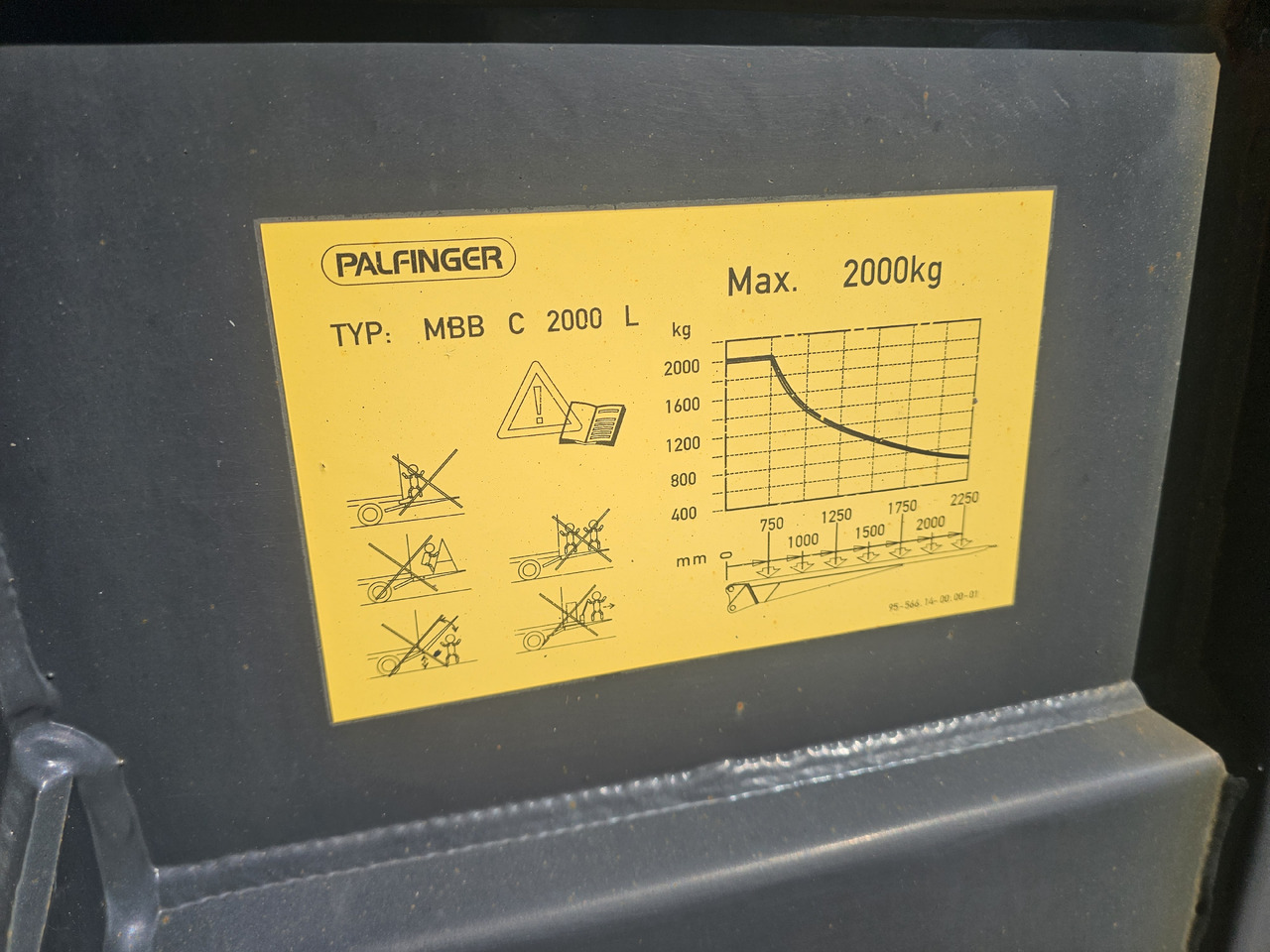 PALFINGER MBB C 2000 L / 2020 / 2000KG - Trampilla elevadora: foto 3 PALFINGER MBB C 2000 L / 2020 / 2000KG - Trampilla elevadora: foto 3