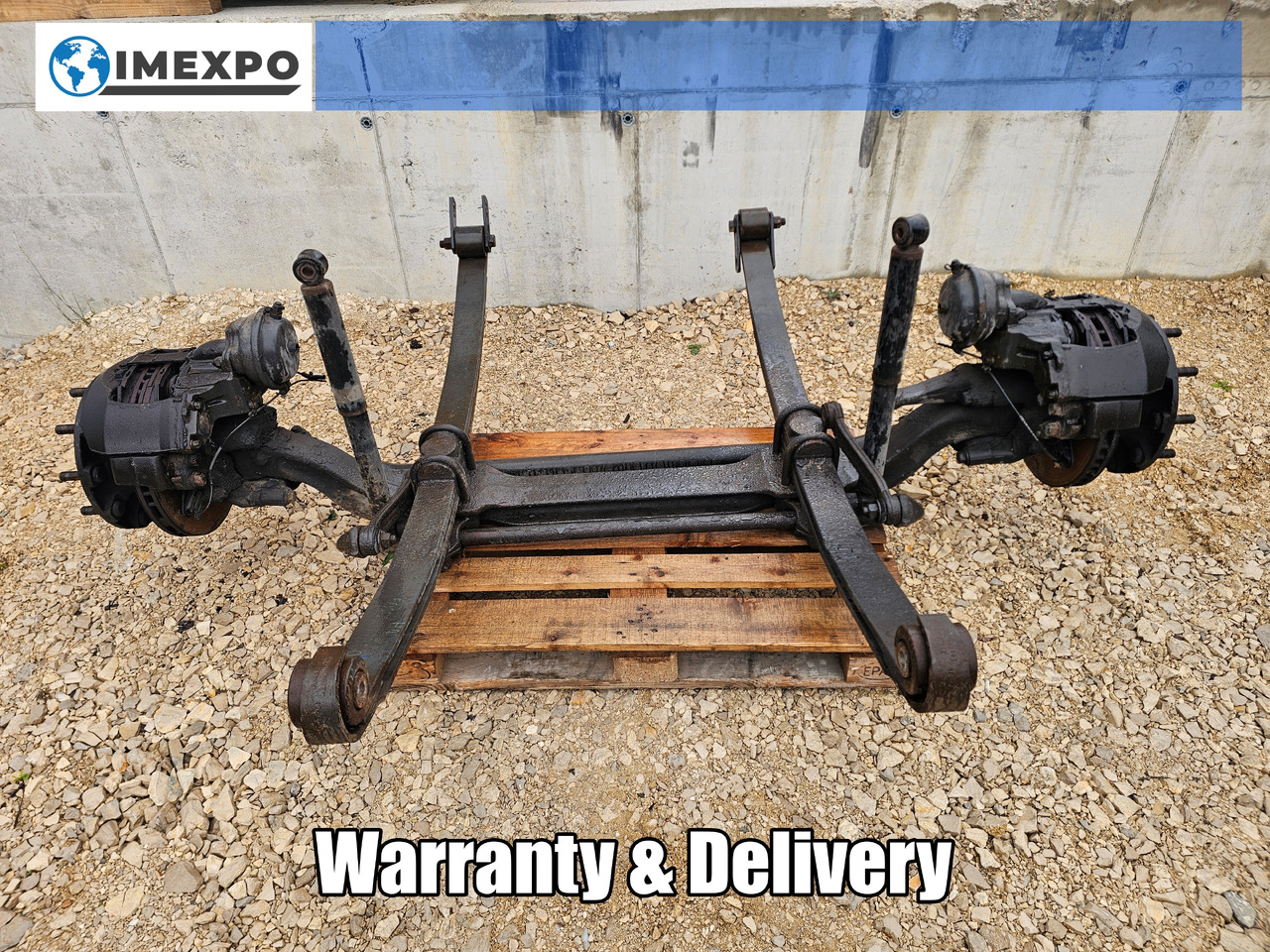 RENAULT MAGNUM DXI / COMPLETE FRONT AXLE / HUB SPRING - Eje delantero: foto 1 RENAULT MAGNUM DXI / COMPLETE FRONT AXLE / HUB SPRING - Eje delantero: foto 1