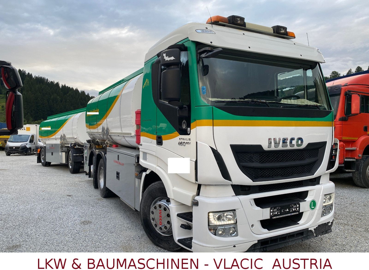 Iveco Stralis 460 Schwarzmüller Benz/Diesel Kompletzug - Camión cisterna: foto 1 Iveco Stralis 460 Schwarzmüller Benz/Diesel Kompletzug - Camión cisterna: foto 1