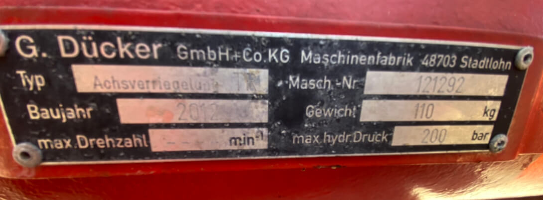 Unimog Torsionsrahmen Dücker TR - Implemento: foto 4 Unimog Torsionsrahmen Dücker TR - Implemento: foto 4