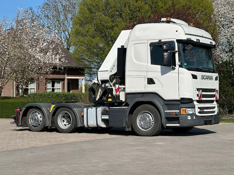 Scania R450 6x2 !!TRACTOR!!!CRANE/GRUE/HMF 50TM!!TOP!EURO6!! - Cabeza tractora: foto 5 Scania R450 6x2 !!TRACTOR!!!CRANE/GRUE/HMF 50TM!!TOP!EURO6!! - Cabeza tractora: foto 5