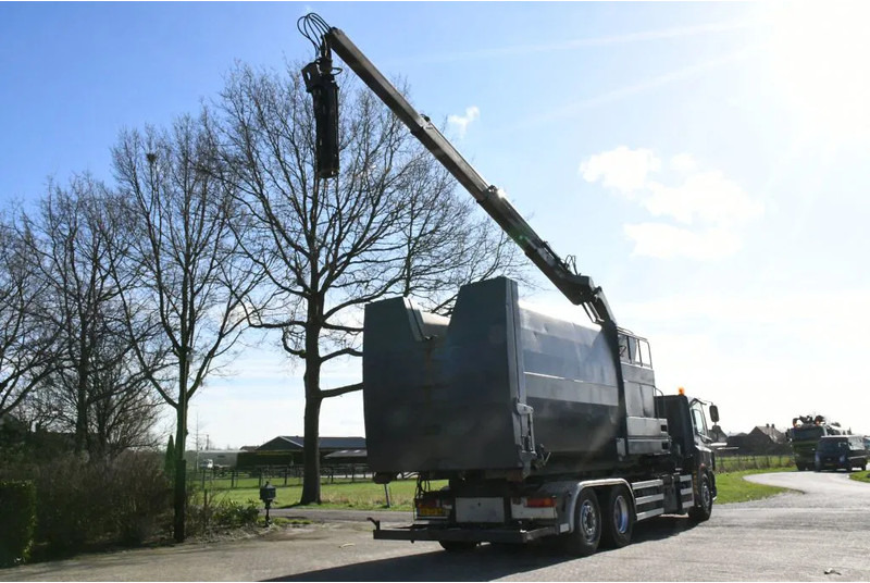 Camión multibasculante, Camión grúa DAF CF75/310 FAN !!KRAAN/HAAK!!PERSCONTAINER!!HIGH PRESURRE CLEANING!!HOGEDRUK REINIGING!!HOCH DRUCK WASHEN SYSTEM!!REINIGING!GEJO B: foto 10