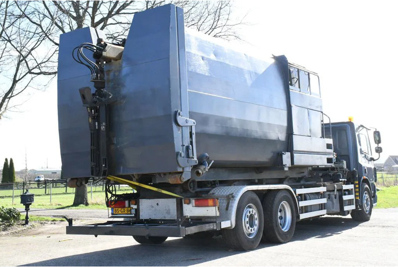 Camión multibasculante, Camión grúa DAF CF75/310 FAN !!KRAAN/HAAK!!PERSCONTAINER!!HIGH PRESURRE CLEANING!!HOGEDRUK REINIGING!!HOCH DRUCK WASHEN SYSTEM!!REINIGING!GEJO B: foto 17