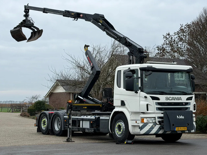 Scania P320 Z-KRAAN/RADIO REMOTE!!HAAK!!TOP 2017!!EURO6!! ZERO EMISSIE 2030!! - Camión multibasculante, Camión grúa: foto 1 Scania P320 Z-KRAAN/RADIO REMOTE!!HAAK!!TOP 2017!!EURO6!! ZERO EMISSIE 2030!! - Camión multibasculante, Camión grúa: foto 1