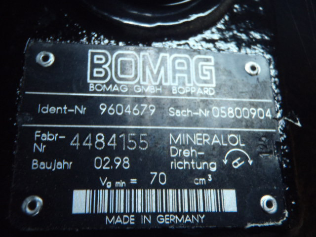 Bomag 5800904 - - Motor hidráulico para Maquinaria de construcción: foto 3 Bomag 5800904 - - Motor hidráulico para Maquinaria de construcción: foto 3